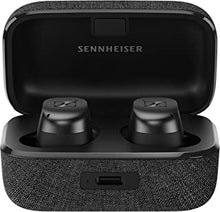 Sennheiser MOMENTUM True Wireless 3 Earbuds - Bluetooth In-Ear Headphones for Music and Calls with Adaptive Noise Cancellation, IPX4, Qi wireless charging and 28-hour battery life, Graphite