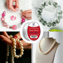 0.5mm Clear Elastic Thread Stretchy Elastic For Bracelet Making Bracelet Clear Elastic For Jewellery Making Elasticated String Bracelets Necklace Beading Decorations Jewellery (0.5mm x 20m - 1 Spool)