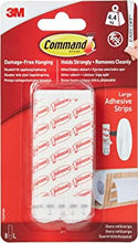 Command 17023P-ES Mounting Refill Strips - Large, Pack of 1 (8 Strips) - white