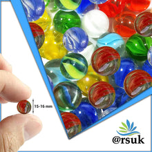 ARSUK Cat's Eye Marbles, Glass Marbles, Comes in a Bag, Protection Against Damage, Sports Toys & Outdoor Games (40 Pcs Colour Marble)