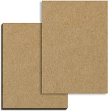 50 Sheets, Brown Kraft Paper Card A4 - 200gsm