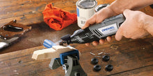 Dremel 8220 Cordless Rotary Tool 12 V, Multi Tool Kit with 2 Attachments, 45 Accessories, Lithium-Ion 2.0 Ah Battery, LED Light, Speed 5000-35000 rpm for Carving, Engraving, Cutting, Sanding, Grey
