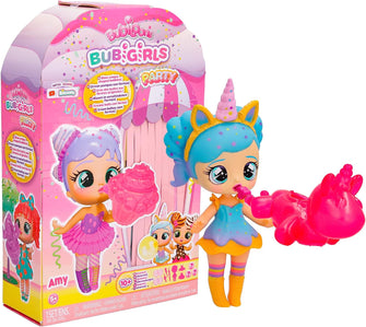 IMC Toys BUBIGIRLS Quinn  Collectible surprise doll to Dress Up that inflates Balloons with 12 Accessories - Gift toy for kids +5 Years