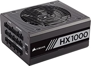 Corsair CP-9020139-UK HX1000 1000 W 80+ Platinum Fully Modular Power Supply Unit - Black