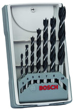 Bosch Professional 7pc. Brad Point Wood Drill Bit Set (for Soft- and Hardwood,  3-10 mm, Accessories Drill Driver and Drill Stand)