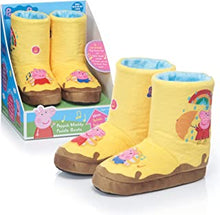 WOW! STUFF Peppa Pig Toys Muddy Puddle Boots with Sounds | Interactive Wearable Yellow Toy Wellies with Sound and Music activated as you Walk or Run | Ideal active role play and dress up for Toddlers