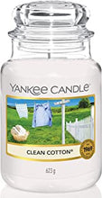 Yankee Candle Scented Candle | Clean Cotton Large Jar Candle | Long Burning Candles: up to 150 Hours | Perfect Gifts for Women