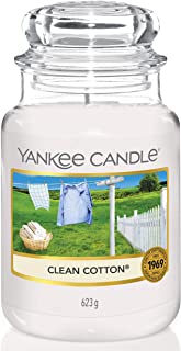 Yankee Candle Scented Candle | Clean Cotton Large Jar Candle | Long Burning Candles: up to 150 Hours | Perfect Gifts for Women