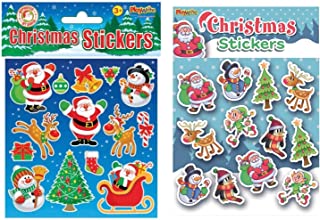 12 x Christmas Sticker Sheets