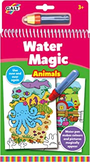 Galt Toys, Water Magic - Animals, Colouring Books for Children, Ages 3 Years Plus