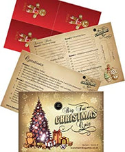 Christmas Quiz Pub Quiz Style - 30 Question Christmas Trivia Up To 8 Teams Or Players in cello bag - Postcard Sized - Secret Santa Gifts - Christmas Eve Box Fillers -