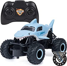 Monster Jam Official Megalodon Remote Control Monster Truck, 1:24 Scale, 2.4 GHz, for Ages 4 and Up