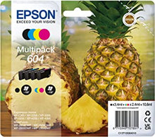 Epson 604 Pineapple, Genuine Multipack, 4-colours Ink Cartridges