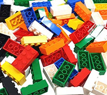 LEGO 100 x Mixed 2x4 Bricks. Random Colours Red, Yellow, Blue, Green, etc. Part 3001