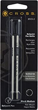 Cross Refills for Ballpoint Pens, Medium, Black Ink, 2/Pack (85132)