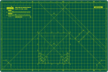 ANSIO Craft Cutting Mat Self Healing A3 Double Sided 5 Layers - Quilting, Sewing, Scrapbook, Fabric & Papercraft - Imperial/Metric 17 Inch x 11 Inch / 42cm x 27cm - Green/Green