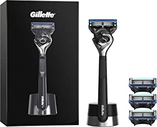 Gillette Fusion5 ProGlide Men's Razor + 4 Razor Blade Refills, Gifts for Men, 5 Anti-Friction Blades