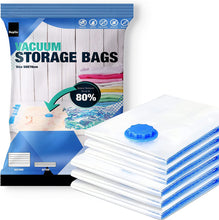 KEPLIN Vacuum Storage Bags  Maximise Space and Store Clothes, Bedding, Towels, Duvet & Pillow  Space Saver Air Suction Bag with Secure Double Zip + Valve  6 Pack Medium (50cm x 70cm)