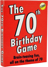 GoForItGames.com The 70th Birthday Game. The happiest way to say Happy 70th Birthday for everyone looking for 70th birthday gifts for men or 70th birthday gifts for women.