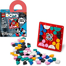 LEGO 41963 DOTS Disney Mickey and Minnie Mouse Stitch-On Patch, DIY Toy Badge Making Kit to Decorate Clothes, Backpacks and More, Craft Kit for Kids aged 8 Plus, Stocking Filler Idea