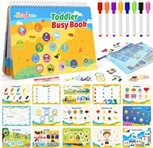 Busy Book for Toddlers,Montessori Toy Gifts,Preschool Learning Activitie Matching Game Desk Colouring Books,Educational Learning Puzzle Toy for 2 3 4 5 Year Old Boys and Girls