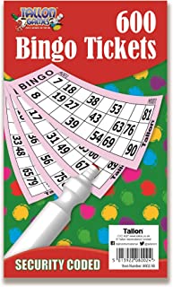 600 Bingo Tickets Stationery Multi Game Toys Kids Adult Fun Books Pages Jumbo