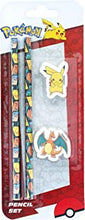 Pokemon Pencil Set | Writing 2 Pencils with Eraser Toppers | School Supplies | Stationery Supplies | Pokemon Stationery