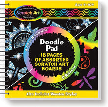 Melissa & Doug Scratch Art Magic Doodle Book  Scratch Art for Kids  Arts & Crafts  Magic Drawing Pad Christmas Crafts for Kids  4+ years  Gift for Boy or Girl