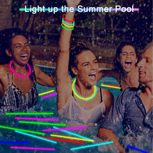 DELEE Glow Sticks, Glowsticks Party Packs, Party Bag Fillers with Bracelet Connectors, Glow Neon Necklaces for Kids Dark Party Supplies,Wedding,Festival,Christmas Decoration(100PCS)