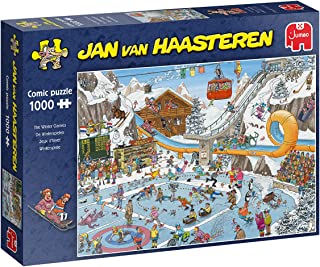 Jumbo, Jan Van Haasteren - Winter Games, Jigsaw Puzzles for Adults, 1,000 piece