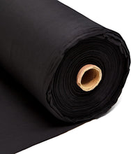 1m Plain Black Calico Fabric Black Dyed 100% Cotton Material  225GSM 60 Inch 150cm Wide  Great for Sewing, Curtain Linings, Quilting & Totes  Easy Fabric by The Metre by Discount Fabrics