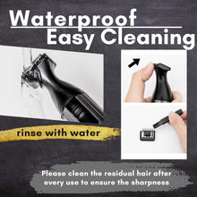 URBANER Battery Operated Mustache Trimmer, Waterproof Cordless Beard Trimmer for Men, Compact Moustache Clipper Portable Man Grooming Trimmer Electric Mustache Razor, MB-042UK