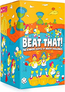 Beat That! The Bonkers Battle of Wacky Challenges - Party Games, Family Games, Board Games for Adults, Family Board Games for Kids and Adults, Kids Games, Family Card Games for Adults, Board Game