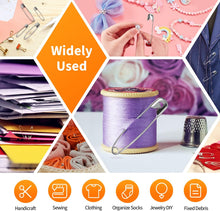 Officepal Premium Quality 4-Size Pack of Safety Pins- Top 250-Count  Durable, Rust-Resistant Nickel Plated Steel Set- Best Sewing Accessories Kit for Baby Clothing, Crafts, Arts (4-Size S)