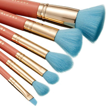 Spectrum Collections Official Disney Dumbo 6 Piece Makeup Brush Set, Includes Foundation Powder Concealer Blending Brushes, Dumbo Makeup Brushes with Gift Bag, Premium Soft Synthetic Fibre Bristles