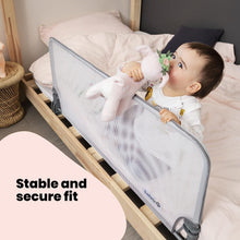 Safety 1st Extra Large Bed Rail 150 cm, Bed Safety Guard for Baby, Kids and Toddlers, Bed Guard for Single Bed, Child Bed Guard Rail, Durable and Easy to Install, 150 x 41 cm, White