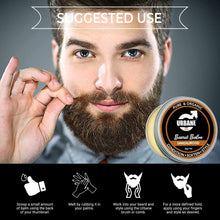 Urbane Men Beard Balm Pack of 4  Premium Beard Kit with Sandalwood, Vanilla, Cedarwood, Unscented Essential Oils  Moisturising Beard Conditioner