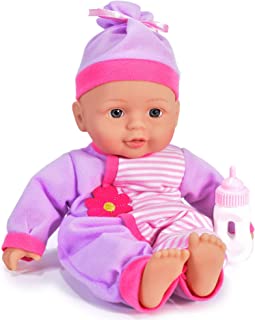 KandyToys Vinyl Baby Doll with Dolls Accessories (With Bottle)