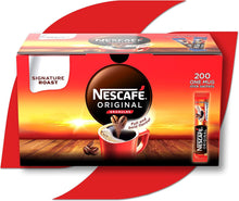 NESCAFE Original Instant Coffee Sachets - 200 x 1.8g Sticks