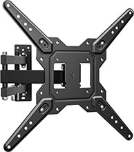 PUTORSEN TV Wall Bracket Mount Swivel and Tilt for most 23-55 Inch LED, LCD and OLED Flat Screen TVs up to VESA 400x400mm and 30 KG, Full Motion TV bracket with Strong Articulating Arm