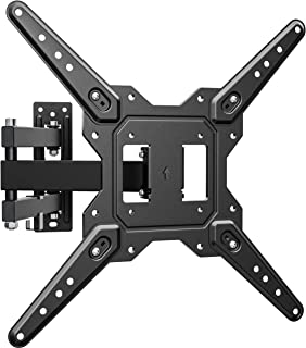 PUTORSEN TV Wall Bracket Mount Swivel and Tilt for most 23-55 Inch LED, LCD and OLED Flat Screen TVs up to VESA 400x400mm and 30 KG, Full Motion TV bracket with Strong Articulating Arm