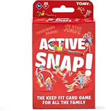 TOMY T73244EN Active Snap, Children Action, Preschool Kids Card Based Game for Boys & Girls 4 Years and Up