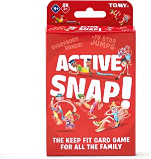 TOMY T73244EN Active Snap, Children Action, Preschool Kids Card Based Game for Boys & Girls 4 Years and Up