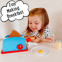 Jaques of London - Role Play Food  Breakfast Set  Wooden Play Food  Toy Kitchen Accessories  Play Food Set  Toy Wooden Food - Since 1795