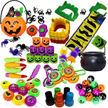 The Twiddlers - 110 Halloween Themed Party Novelty Assorted Toys for Boys and Girls - Kids Pinata Prizes & Giveaways, Trick & Treat Goody Bag Fillers