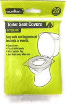 PMS Festival/Camping Toilet SEAT Covers PK 20