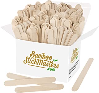 Jumbo Lolly Sticks 300 Giant Wooden Lollipop Sticks Natural Wood Art and Crafts Plant Labels Popsicle
