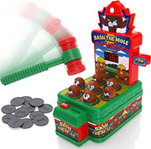 Tevo Whack Game With Hammer - A Mole Bashing Game For Kids - Electronic Kids Board Games - Toys For 3-6 Year Old Boys & Girls - Classic Arcade Game - Boys Toys Age 3 Plus - FREE Batteries Included