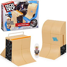 Tech Deck, Danny Way Mega Half Pipe X-Connect Park Creator, Customisable Ramp Set with Exclusive Plan B Fingerboard, Kids Toy for Boys and Girls Ages 6 and up