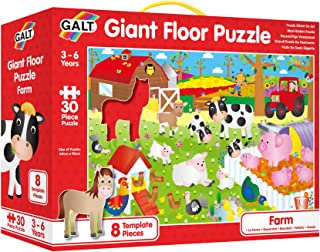 Galt Toys, Giant Floor Puzzle - Farm, Floor Puzzles for Kids, Ages 3 Years Plus